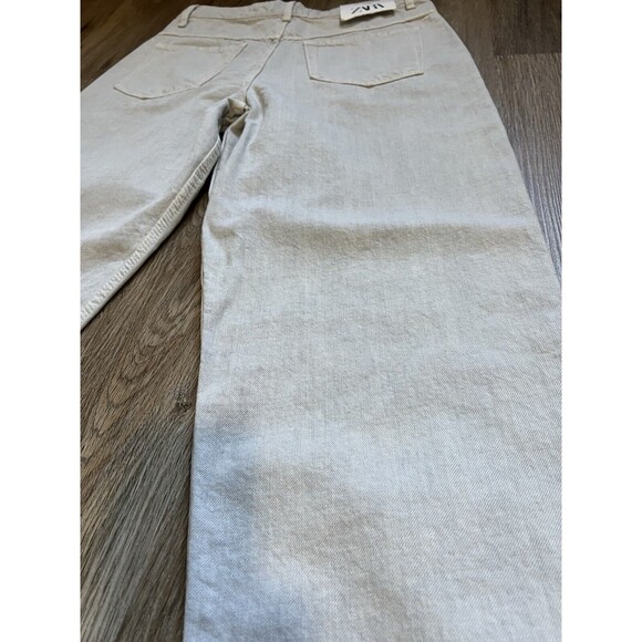 Zara The 80’S Tapered In Ice Stone Size 8 - Picture 3 of 9